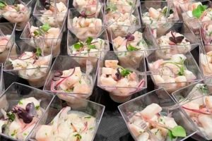 catering ceviche starter